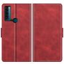 Mobigear Slim Magnet Housse TCL 20 SE Etui Porte-Monnaie - Rouge