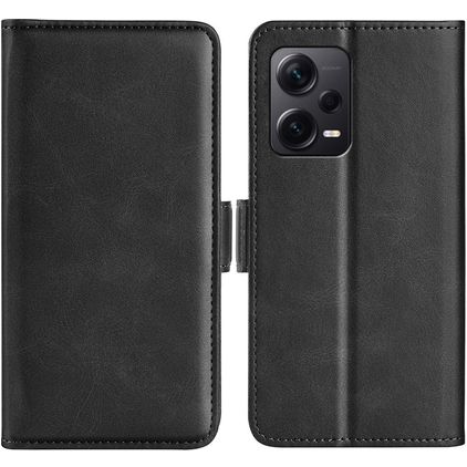 Mobigear Slim Magnet Xiaomi Redmi Note 12 Pro Plus Étui Portefeuille - Noir
