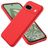 Mobigear Colors Coque Google Pixel 8a Coque arrière en TPU Souple - Rouge