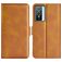 Mobigear Slim Magnet Housse Vivo Y76 Etui Porte-Monnaie - Cognac