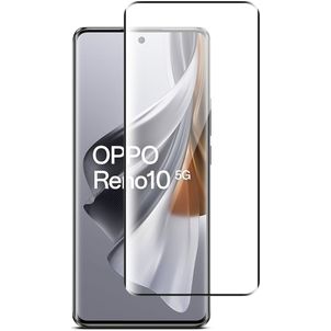 Mobigear Premium OPPO Reno 10 Verre trempé Protection d'écran - Compatible Coque - Noir