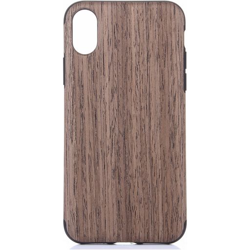 Mobigear Nature Coque iPhone XS Coque arrière en TPU Souple - Rosewood