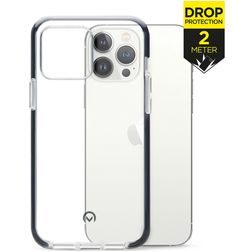 Mobilize Shatterproof iPhone 13 Pro Max Plastique rigide Coque arrière Antichoc - Transparent / Noir