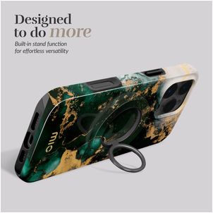 MIO Holder MagSafe Bague téléphone - Green Marble Universel