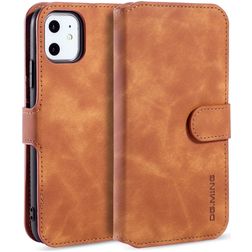 Mobigear Retro Housse iPhone 11 Etui Porte-Monnaie - Cognac