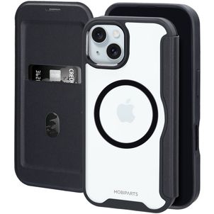 Mobiparts Shield Line Housse iPhone 15 MagSafe Etui - Noir