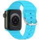 Mobigear Bumpy Bracelet Silicone Apple Watch Fermeture boucle ardillon - 49/46/45/44 mm - Bleu
