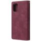 Mobigear Zipper Housse Samsung Galaxy A71 Etui Porte-Monnaie - Rouge