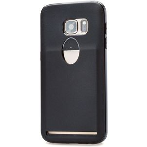 Xccess Matt Card Coque Samsung Galaxy S7 Coque arrière en TPU Souple - Noir