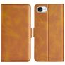 Mobigear Slim Magnet Housse iPhone 17e Etui Porte-Monnaie - Cognac