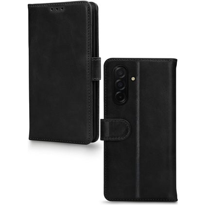 Mobilize Premium Gelly Wallet Housse Samsung Galaxy A27 Etui Porte-Monnaie - Noir