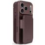 Decoded Detachable Wallet Housse iPhone 18 Pro Max MagSafe Etui avec Coque Détachable en Cuir Véritable Porte-Monnaie - Chocolat Brown