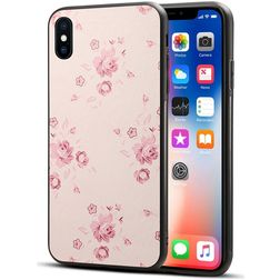Mobigear Design iPhone XS Max TPU souple Coque arrière - Peach