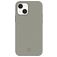 Valenta Snap Luxe Coque iPhone 13 Coque arrière en Cuir Véritable - Gris