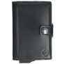 Valenta Card Case Essential Wallet - Porte Cartes en en Cuir véritable - 10 Cartes - Noir