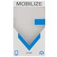 Mobilize Premium Coating Coque iPhone 6 Coque arrière en Silicone Anti-Chocs - Noir