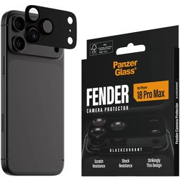 PanzerGlass FENDER iPhone 18 Pro Max Aluminium Protection caméra - Compatible coque - Noir