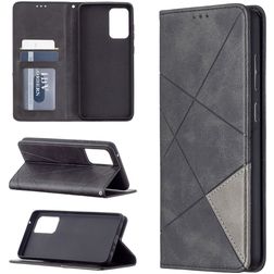 Mobigear Rhombus Slim Housse Samsung Galaxy A72 Etui - Noir