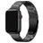 Mobigear Sydney Bracelet Titane Apple Watch Fermeture boucle déployante - 49/46/45/44 mm - Noir