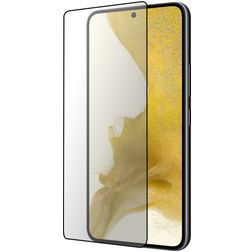 Mobiparts Regular Samsung Galaxy S23 Verre trempé Protection d'écran - Compatible Coque - Noir