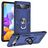 Mobigear Armor Ring Google Pixel 6a Plastique rigide Coque arrière Antichoc avec bague de maintien - Bleu