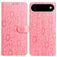 Mobigear Flowers Housse iPhone Air Etui Porte-Monnaie - Rose