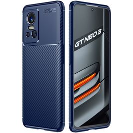 Mobigear Racing Coque Realme GT Neo 3 Coque arrière en TPU Souple - Bleu