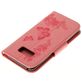 Mobigear Butterfly Housse Samsung Galaxy S8 Etui Porte-Monnaie - Rose