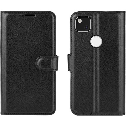 Mobigear Classic Google Pixel 4a Étui Portefeuille - Noir