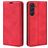 Mobigear Retro Slim Housse Samsung Galaxy A26 Etui Porte-Monnaie - Rouge