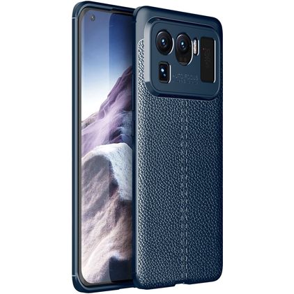 Mobigear Luxury Coque Xiaomi Mi 11 Ultra Coque arrière en TPU Souple - Bleu
