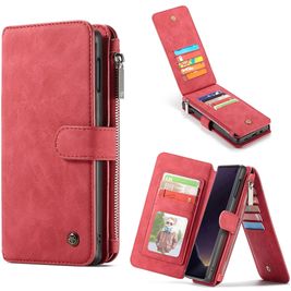 Caseme 007 Housse Samsung Galaxy S10e Etui avec Coque Détachable Porte-Monnaie - Rouge Caseme 007 Housse Samsung Galaxy S10e Etui avec Coque Détachable Porte-Monnaie - Rouge