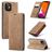 CaseMe 013 iPhone 12 Pro Étui Portefeuille - Marron