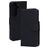 Mobiparts Wallet Housse Samsung Galaxy S26 Etui en Cuir Véritable Porte-Monnaie - Noir