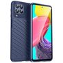 Mobigear Groove Coque Samsung Galaxy M53 Coque arrière en TPU Souple - Bleu