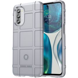 Mobigear Rugged Shield Coque Motorola Moto G52 Coque arrière en TPU Souple Anti-Chocs - Gris