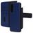 Mobiparts Samsung Galaxy A37 Coque Cuir véritable Étui 2en1 avec coque amovible Portefeuille - Bleu