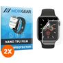 Mobigear Apple Watch - 44 mm Hydrogel TPU Protection d'écran - Compatible Coque (Lot de 2)