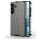 Mobigear Honeycomb Coque Samsung Galaxy S24 Plus Coque arrière Rigide Anti-Chocs - Noir
