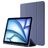 Mobigear Tri-Fold Gel Coque iPad Air 11 Pouces (2024) Etui en TPU,Similicuir + Porte-crayon - Violet