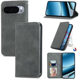 Mobigear Retro Slim Housse Google Pixel 10 Pro XL Etui Porte-Monnaie - Gris