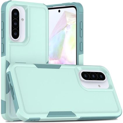 Mobigear Heavy Armor Coque Samsung Galaxy A36 Coque arrière Rigide Anti-Chocs - Vert