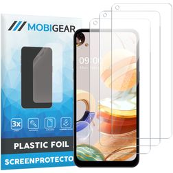 Mobigear LG K61 Protection d'écran Film - Compatible coque (Lot de 3)
