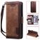Mobigear Two Tone Housse iPhone SE (2022) Etui Porte-Monnaie - Marron
