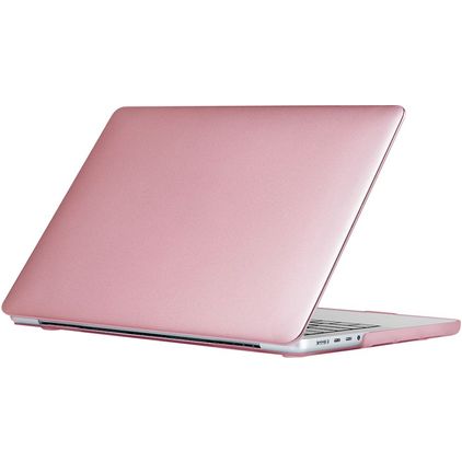 Mobigear Metallic MacBook Pro 16 Pouces (2021-2026) Coque - Rose doré - Model A2485 / A2780 / A2991 / A3186 / A3428 / A3429