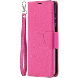 Mobigear Excellent Housse Samsung Galaxy A12 Etui Porte-Monnaie - Magenta