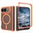 Mobigear Shockproof Coque iPhone Duo MagSafe Coque arrière Rigide - Orange