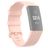 Mobigear Cross Bracelet Silicone Fitbit Charge 3 Fermeture boucle ardillon - Rose