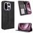 Mobigear Sensation Housse OnePlus 15 Etui Porte-Monnaie - Noir