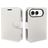 Mobigear Classic Housse iPhone Duo Etui Porte-Monnaie - Blanc